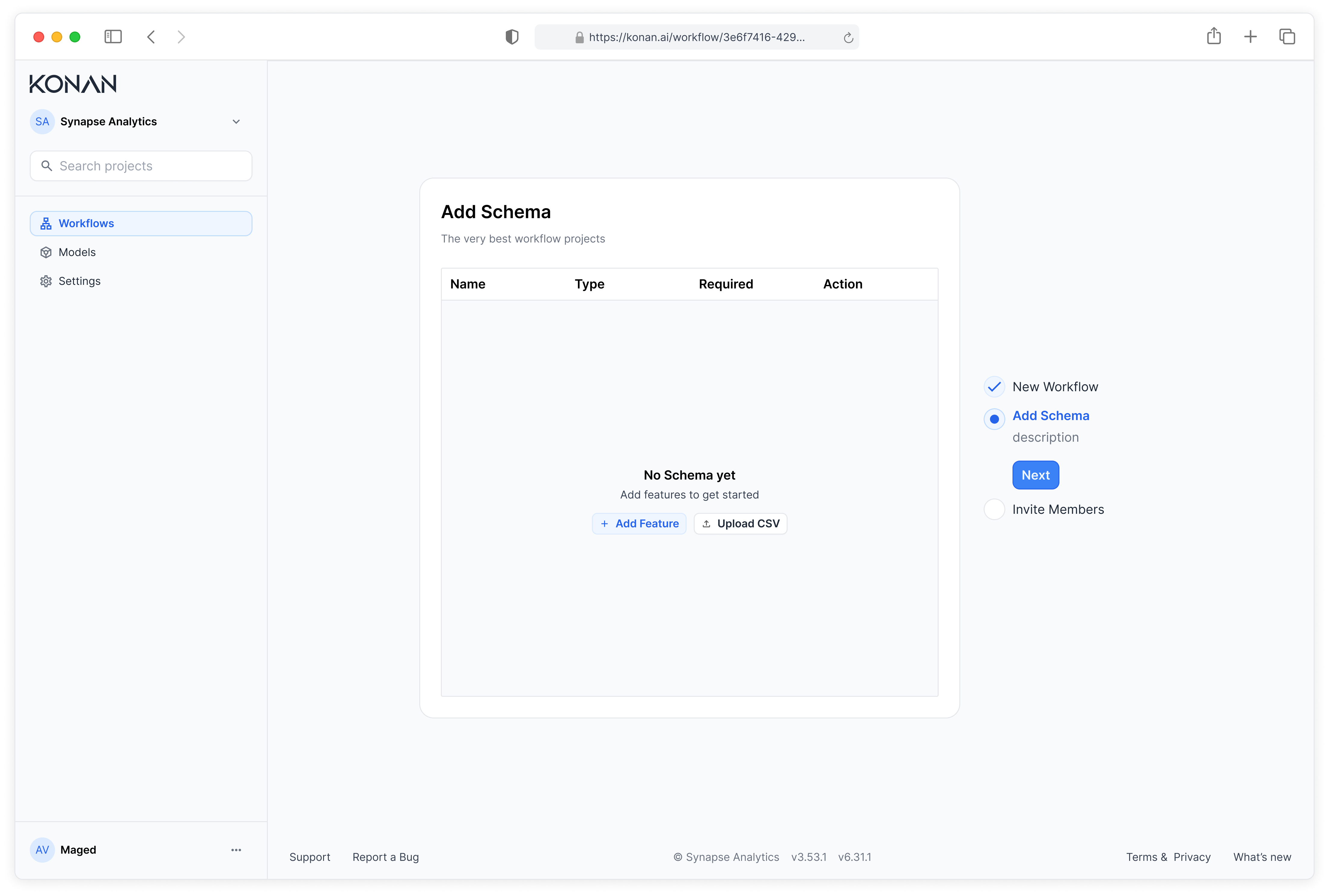 Workflow Publishing